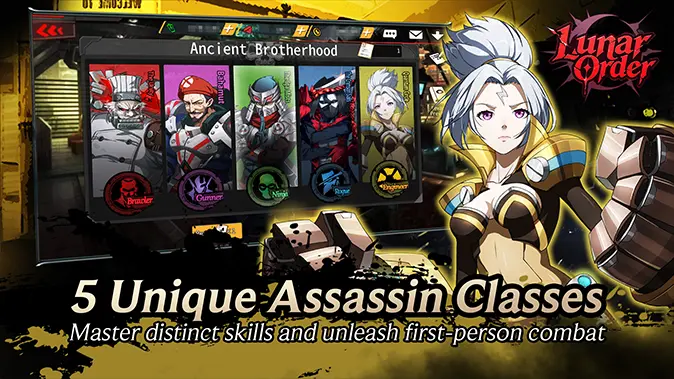 5 Unique Assassin Classes Master distinct skills and unleash first-person combat.